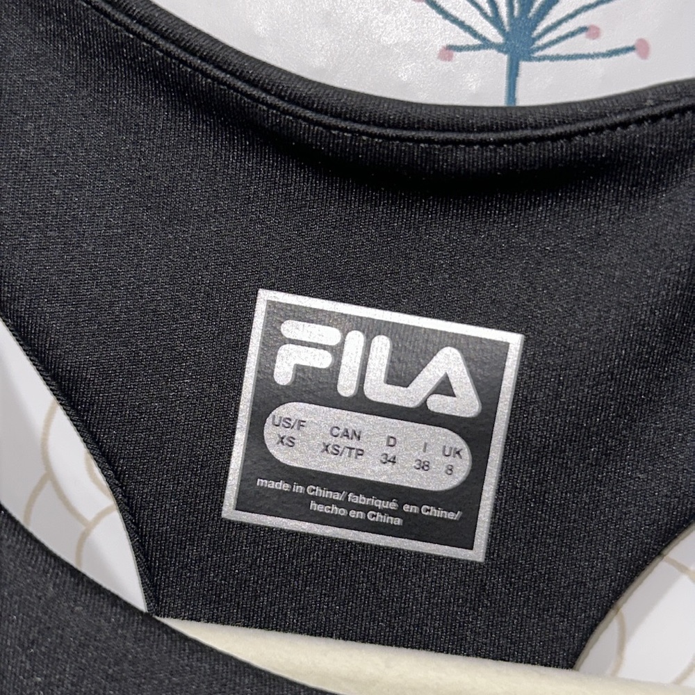 Fila sports tank with built in bra size XS. New with tags. Active wear sport - Picture 2 of 9